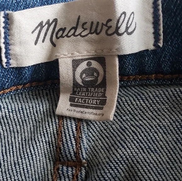 Madewell The Perfect Vintage Denim Jean Size 25 #MB687 High Rise Mom - Picture 8 of 13